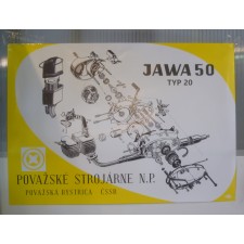 PLAKÁT - MOTOR PIONÝR 50/20,21,23  - ( 84 x 60cm )